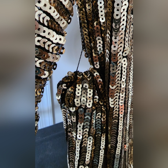 FashionNova gold sequin dress - Picture 6 of 14